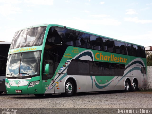 Charllestur Ônibus de Turismo 1011 na cidade de Aparecida, São Paulo, Brasil, por Jerônimo Diniz. Número da foto: #1891199.