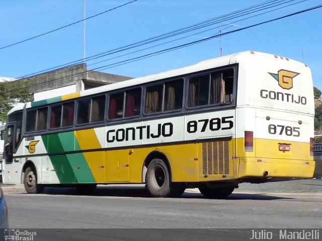 Empresa Gontijo de Transportes 8785 na cidade de Belo Horizonte, Minas Gerais, Brasil, por Júlio  Mandelli. ID da foto: 1891694.