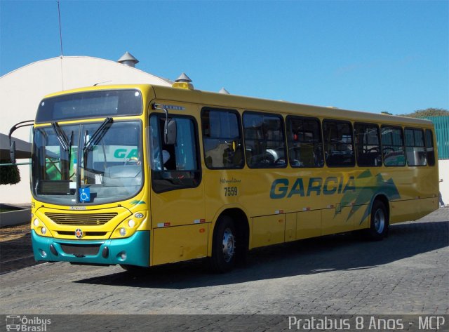 Viação Garcia 7559 na cidade de Londrina, Paraná, Brasil, por Cristiano Soares da Silva. Número da foto: #1838441.