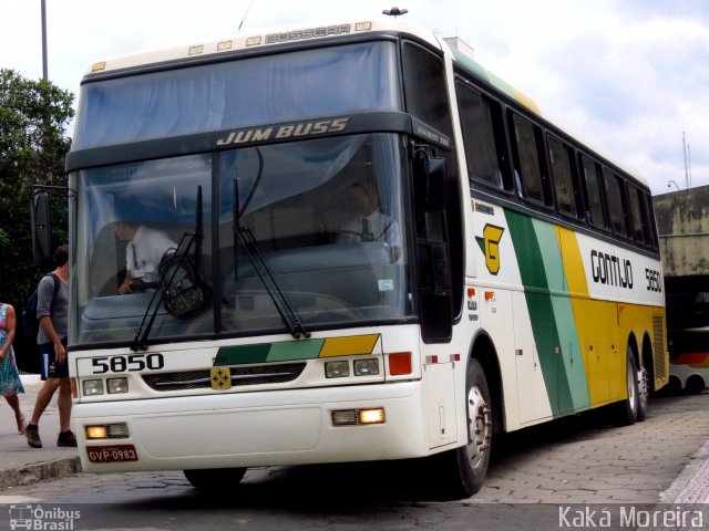 Empresa Gontijo de Transportes 5850 na cidade de Belo Horizonte, Minas Gerais, Brasil, por Krayon Klein. ID da foto: 1838342.