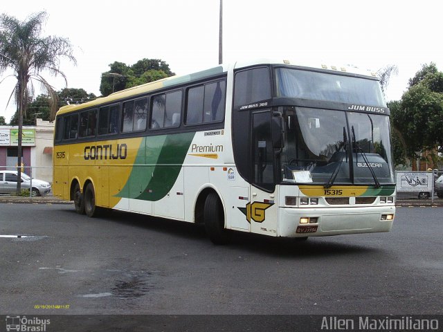 Empresa Gontijo de Transportes 15315 na cidade de Uberaba, Minas Gerais, Brasil, por Allen Maximiliano. Número da foto: #1840327.