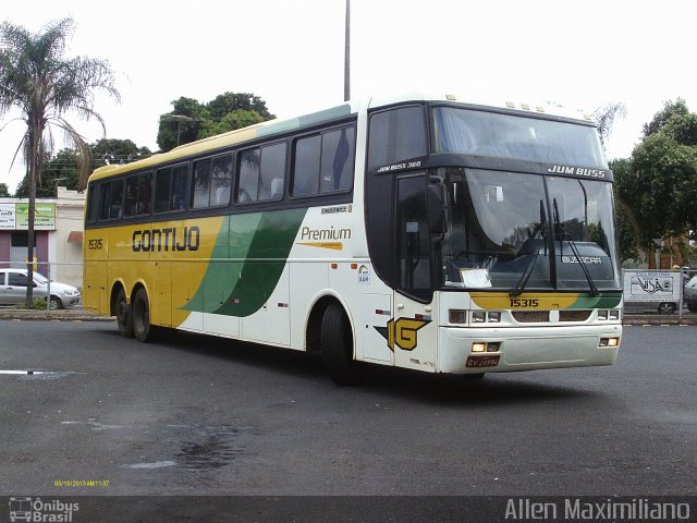 Empresa Gontijo de Transportes 15315 na cidade de Uberaba, Minas Gerais, Brasil, por Allen Maximiliano. ID da foto: 1840327.