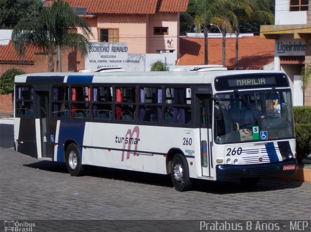 Turismar Transporte e Turismo 260 na cidade de Garça, São Paulo, Brasil, por Cristiano Soares da Silva. ID da foto: 1841627.