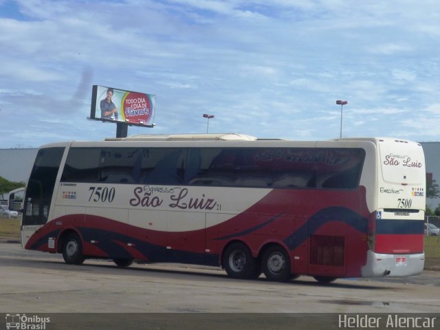 Expresso São Luiz 7500 na cidade de Goiânia, Goiás, Brasil, por Helder Alencar. ID da foto: 1841249.