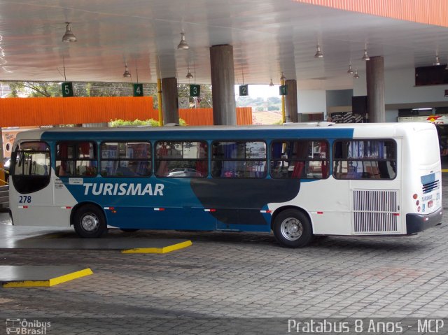 Turismar Transporte e Turismo 278 na cidade de Garça, São Paulo, Brasil, por Cristiano Soares da Silva. ID da foto: 1841665.