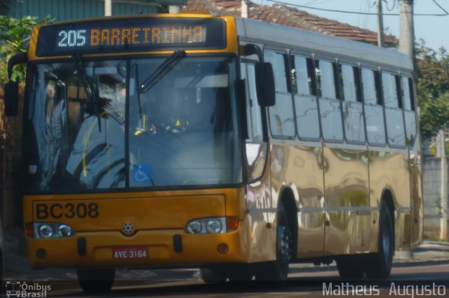Transporte Coletivo Glória BC308 na cidade de Curitiba, Paraná, Brasil, por Matheus  Augusto. Número da foto: #1841291.
