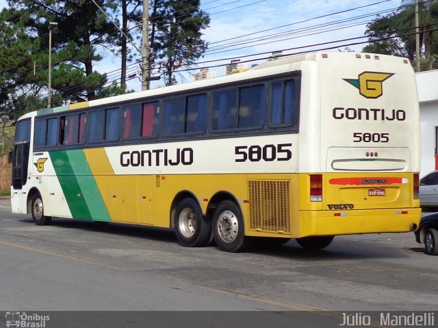 Empresa Gontijo de Transportes 5805 na cidade de Belo Horizonte, Minas Gerais, Brasil, por Júlio  Mandelli. ID da foto: 1840204.