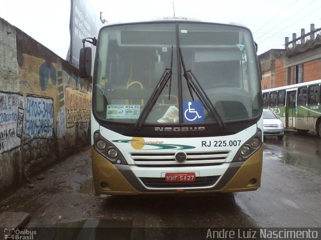 Viação Costeira RJ 225.007 na cidade de Nova Iguaçu, Rio de Janeiro, Brasil, por André Luiz Nascimento. Número da foto: #1840528.