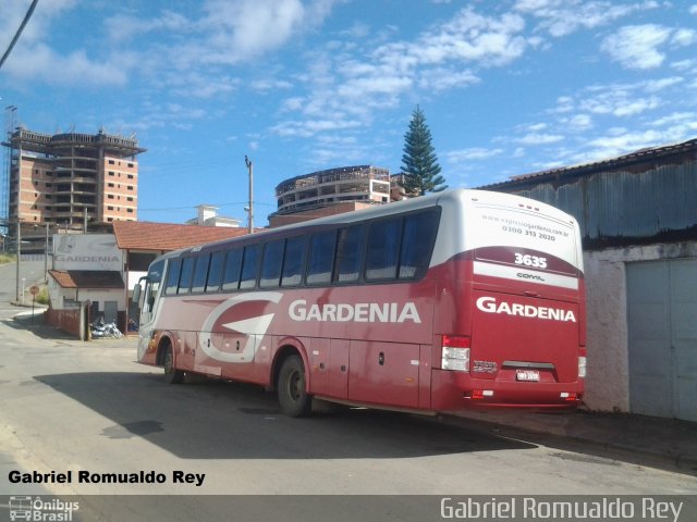 Expresso Gardenia 3635 na cidade de Poços de Caldas, Minas Gerais, Brasil, por Gabriel Romualdo Rey . Número da foto: #1840131.