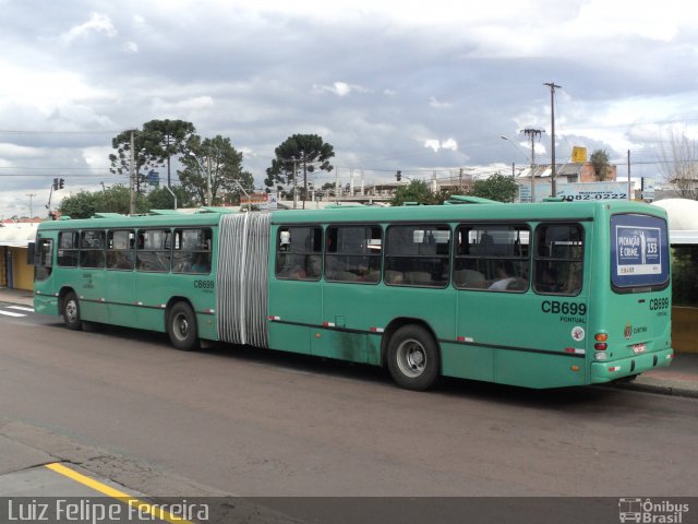 Auto Viação Santo Antônio CB699 na cidade de Curitiba, Paraná, Brasil, por Luiz Felipe Ferreira. Número da foto: #1840406.