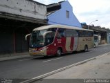 Transportes Única Petrópolis RJ 163.028 na cidade de Rio de Janeiro, Rio de Janeiro, Brasil, por Carlos Almeida. Número da foto: #1840876.