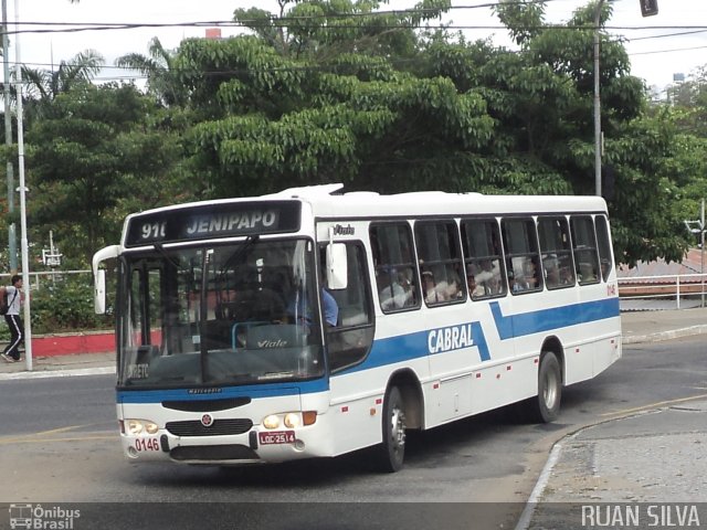 Empresa Viação Cabral 0146 na cidade de Campina Grande, Paraíba, Brasil, por Ruan Silva. Número da foto: #1842549.