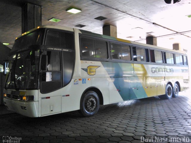 Empresa Gontijo de Transportes 11170 na cidade de Belo Horizonte, Minas Gerais, Brasil, por Davi Nascimento. ID da foto: 1845814.