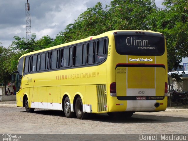 Viação Itapemirim 8085 na cidade de Vitória da Conquista, Bahia, Brasil, por Daniel  Machado. Número da foto: #1845366.