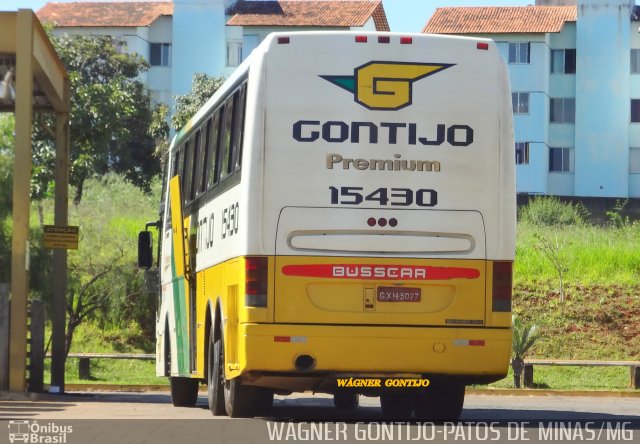 Empresa Gontijo de Transportes 15430 na cidade de Patos de Minas, Minas Gerais, Brasil, por Wagner Gontijo Várzea da Palma-mg. ID da foto: 1844120.