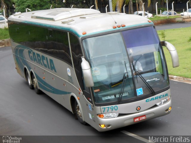 Viação Garcia 7790 na cidade de Ribeirão Preto, São Paulo, Brasil, por Marcio Freitas. ID da foto: 1844991.