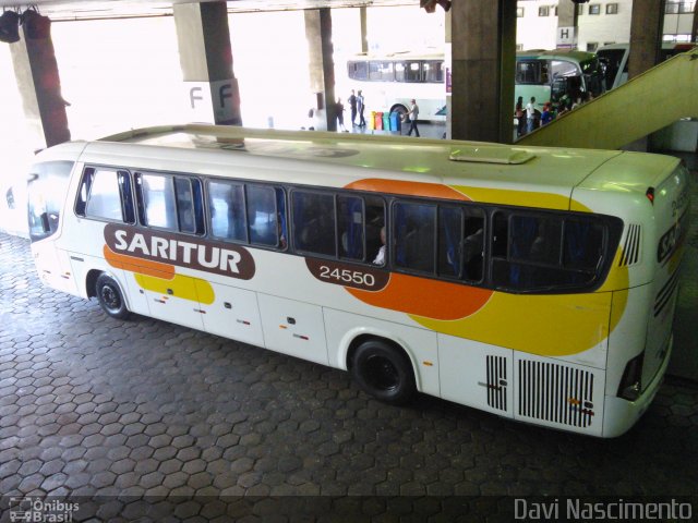 Saritur - Santa Rita Transporte Urbano e Rodoviário 24550 na cidade de Belo Horizonte, Minas Gerais, Brasil, por Davi Nascimento. Número da foto: #1846859.