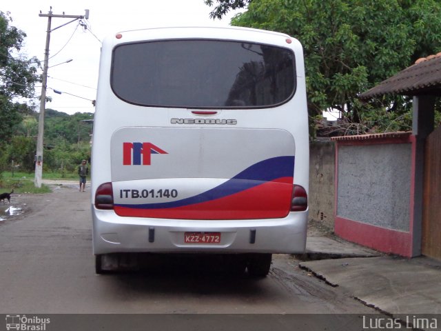 Maravilha Auto Ônibus ITB.01.140  na cidade de Itaboraí, Rio de Janeiro, Brasil, por Lucas Lima. ID da foto: 1846945.