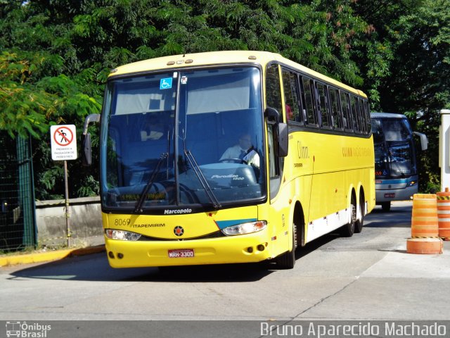 Viação Itapemirim 8069 na cidade de São Paulo, São Paulo, Brasil, por Bruno Aparecido Machado. ID da foto: 1847778.