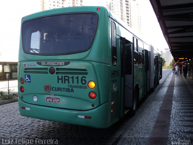 Auto Viação Redentor HR116 na cidade de Curitiba, Paraná, Brasil, por Luiz Felipe Ferreira. Número da foto: #1846380.