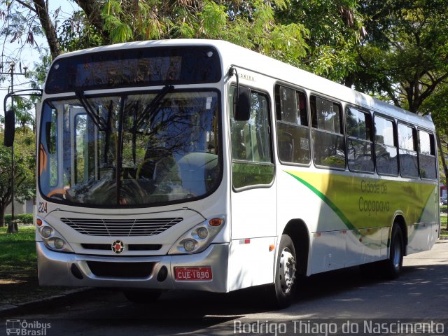 ABC Transportes Coletivos - Cidade de Caçapava 224 na cidade de Caçapava, São Paulo, Brasil, por Rodrigo Thiago do Nascimento. ID da foto: 1850376.