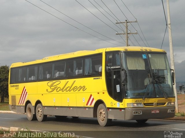 Viação Itapemirim 45203 na cidade de Brasília, Distrito Federal, Brasil, por José Augusto da Silva Gama. Número da foto: #1849909.