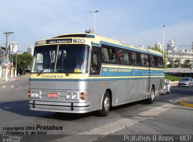 Viação Cometa 7205 na cidade de São Paulo, São Paulo, Brasil, por Cristiano Soares da Silva. ID da foto: 1850286.