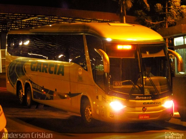 Viação Garcia 7866 na cidade de Londrina, Paraná, Brasil, por Anderson Cristian. ID da foto: 1849744.