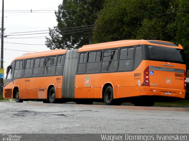 Auto Viação Santo Antônio 18R61 na cidade de Colombo, Paraná, Brasil, por Wagner Domingos Ivanesken. Número da foto: #1893026.