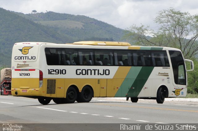 Empresa Gontijo de Transportes 12910 na cidade de Jequié, Bahia, Brasil, por Rhamir  de Souza Santos. Número da foto: #1912940.