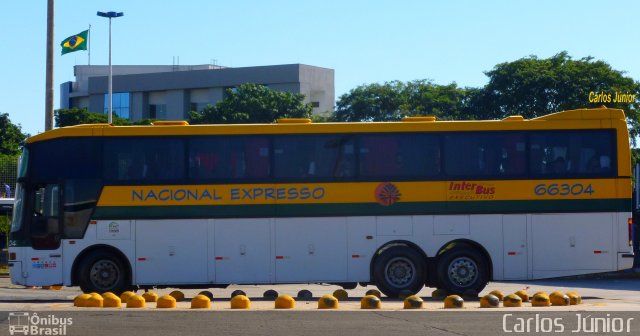 Nacional Expresso 66304 na cidade de Goiânia, Goiás, Brasil, por Carlos Júnior. ID da foto: 1913211.