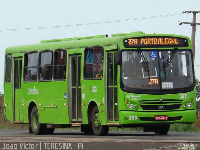Transcol Transportes Coletivos 09393 na cidade de Teresina, Piauí, Brasil, por João Victor. Número da foto: #1915115.