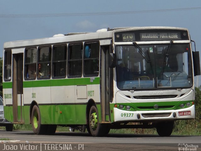Transcol Transportes Coletivos 09277 na cidade de Teresina, Piauí, Brasil, por João Victor. Número da foto: #1915182.