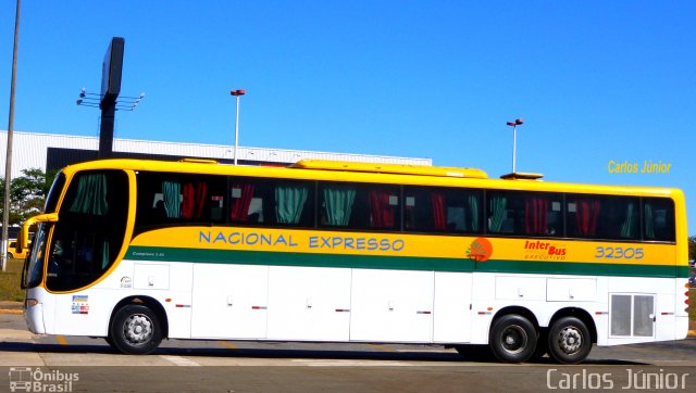 Nacional Expresso 32305 na cidade de Goiânia, Goiás, Brasil, por Carlos Júnior. ID da foto: 1914364.