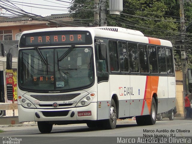 Evanil Transportes e Turismo RJ 132.052 na cidade de Nova Iguaçu, Rio de Janeiro, Brasil, por Marco Aurélio de Oliveira. Número da foto: #1913917.