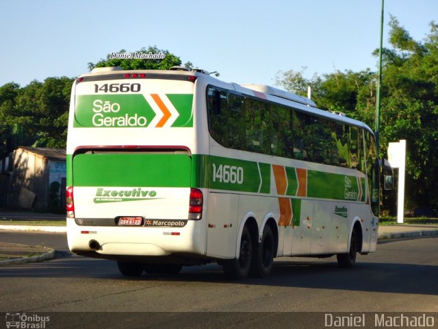 Cia. São Geraldo de Viação 14660 na cidade de Ilhéus, Bahia, Brasil, por Daniel  Machado. Número da foto: #1915821.