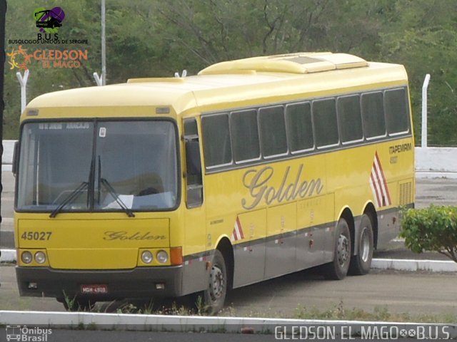 Viação Itapemirim 45027 na cidade de Aracaju, Sergipe, Brasil, por Gledson Santos Freitas. ID da foto: 1916062.