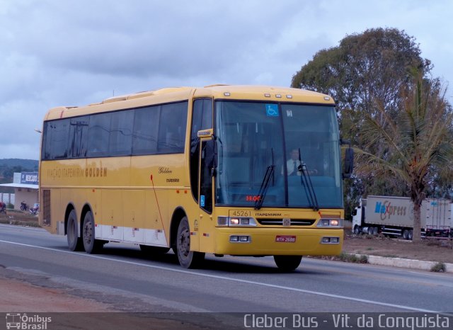 Viação Itapemirim 45261 na cidade de Vitória da Conquista, Bahia, Brasil, por Cleber Bus. ID da foto: 1918179.