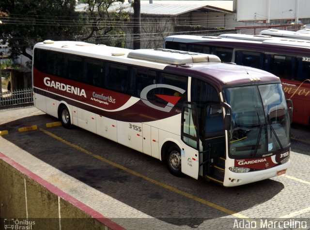 Expresso Gardenia 3155 na cidade de Belo Horizonte, Minas Gerais, Brasil, por Adão Raimundo Marcelino. Número da foto: #1919122.