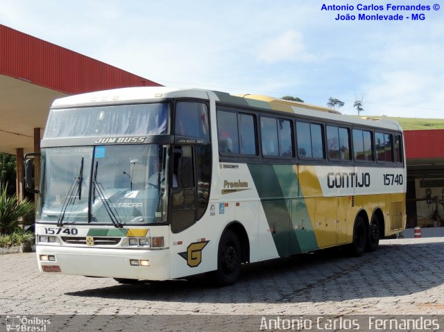Empresa Gontijo de Transportes 15740 na cidade de João Monlevade, Minas Gerais, Brasil, por Antonio Carlos Fernandes. Número da foto: #1918451.