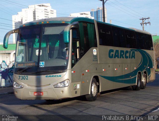 Viação Garcia 7302 na cidade de São Paulo, São Paulo, Brasil, por Cristiano Soares da Silva. Número da foto: #1919997.