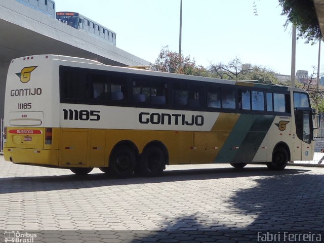 Empresa Gontijo de Transportes 11185 na cidade de Belo Horizonte, Minas Gerais, Brasil, por Fabri Ferreira. ID da foto: 1920421.