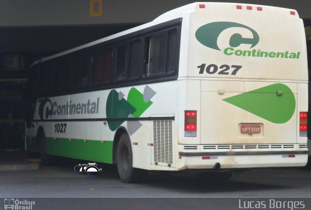 Viação Continental de Transportes 1027 na cidade de Araxá, Minas Gerais, Brasil, por Lucas Borges . Número da foto: #1920696.