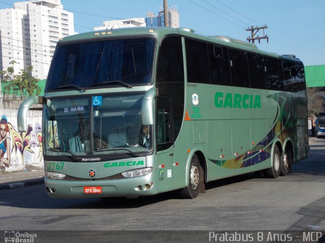 Viação Garcia 7767 na cidade de São Paulo, São Paulo, Brasil, por Cristiano Soares da Silva. Número da foto: #1920032.