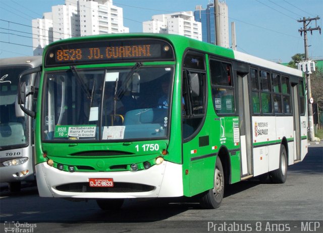 Viação Santa Brígida 1 1750 na cidade de São Paulo, São Paulo, Brasil, por Cristiano Soares da Silva. Número da foto: #1920022.