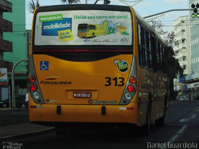 Expresso Coletivo Forquilhinha 313 na cidade de Criciúma, Santa Catarina, Brasil, por Daniel Guardiola. Número da foto: #1920872.