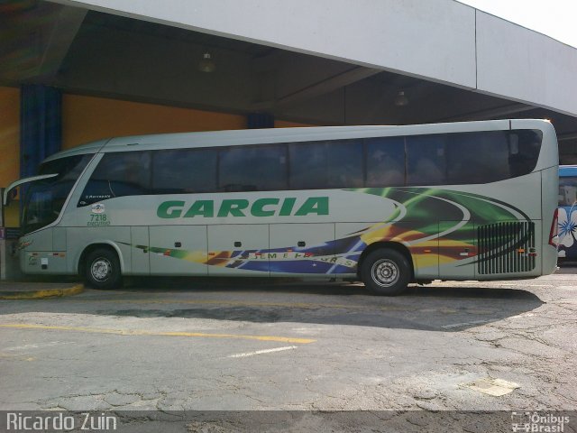 Viação Garcia 7218 na cidade de Sorocaba, São Paulo, Brasil, por Ricardo Zuin. Número da foto: #1922451.