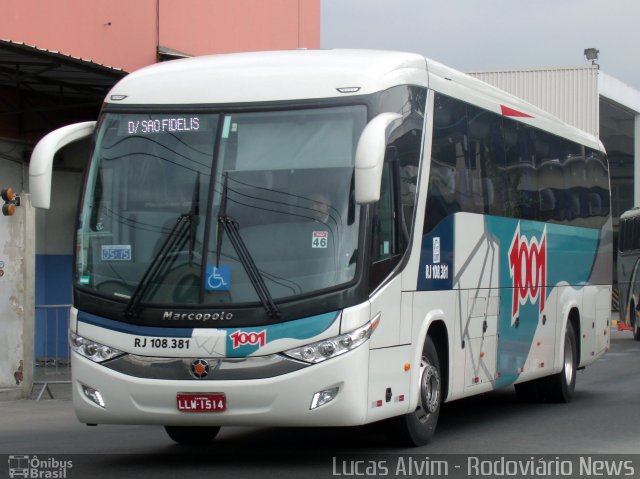 Auto Viação 1001 RJ 108.381 na cidade de Rio de Janeiro, Rio de Janeiro, Brasil, por Lucas Alvim. Número da foto: #1922689.