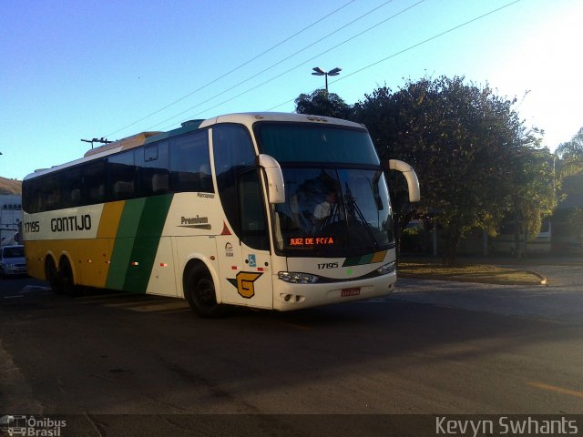 Empresa Gontijo de Transportes 17195 na cidade de Juiz de Fora, Minas Gerais, Brasil, por Kevyn Swhants dos Santos Ribeiro. Número da foto: #1924079.