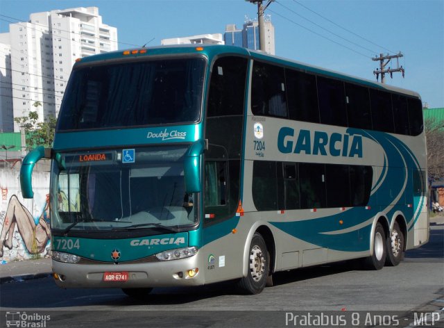 Viação Garcia 7204 na cidade de São Paulo, São Paulo, Brasil, por Cristiano Soares da Silva. ID da foto: 1926098.